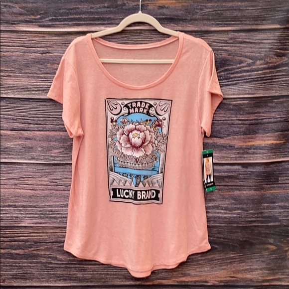lucky brand t shirts women's
